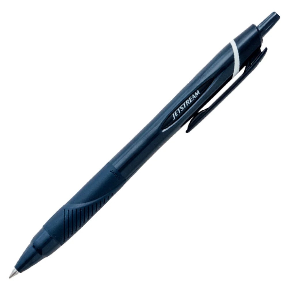 Navy JETSTREAM Elements ballpoint pen.