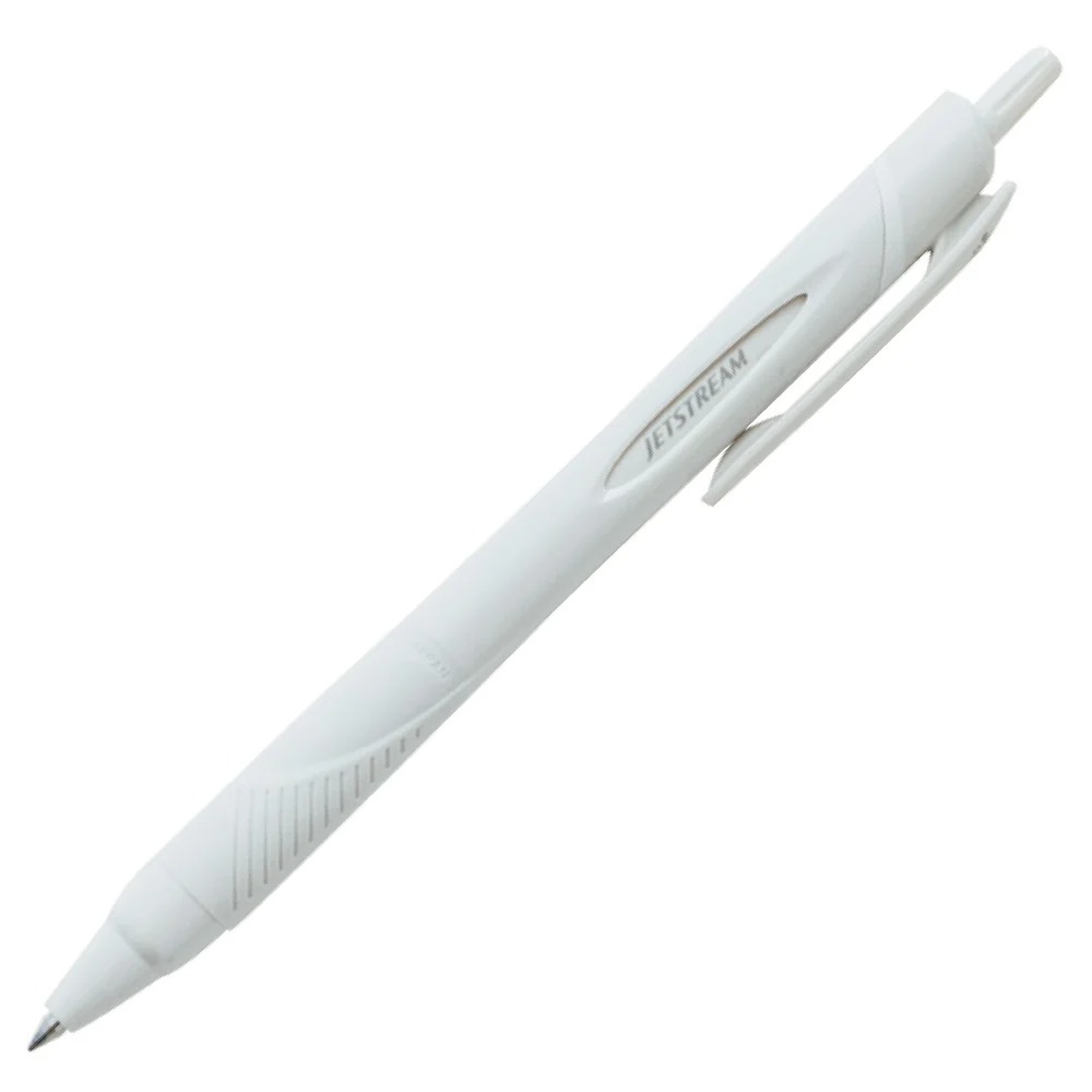 Light grey JETSTREAM Elements ballpoint pen.